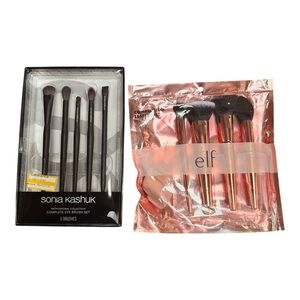 Sonia Kashuk Professional Complete Eye Set And Elf Complexion Set Makeup Brushes